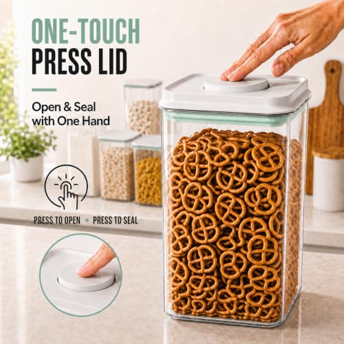3-Piece Airtight Food Storage Containers, 4.2 & 2.8 Qt Set - view 2