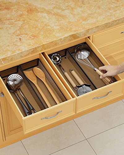 Kitchen drawer organizer - silverware utensil organizer for kitchen drawer,silverware tray in drawers - view 2