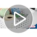 Deep Ultra Basket, Open Top Plastic Storage Organizer, 12-Pack - view 7