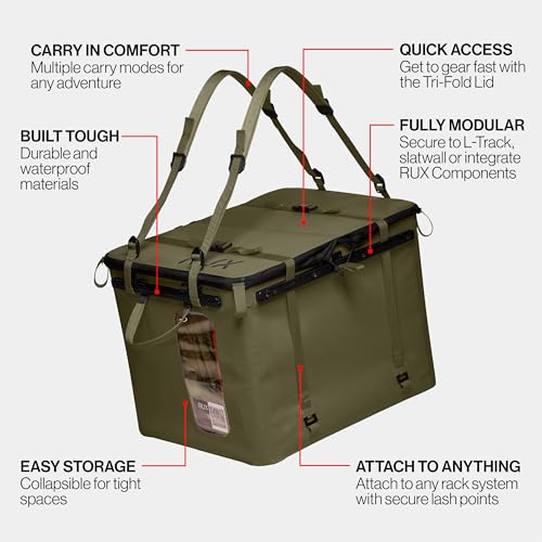 70L Collapsible Gear Box (Green) - Modular Storage System - view 4