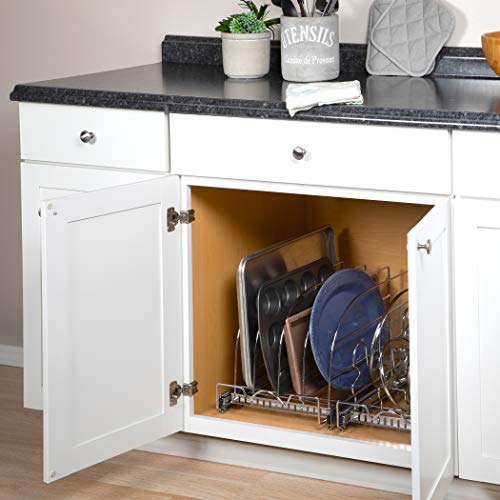 Pull Out Organizer for Bakeware, Cutting Board and Trays, 12.5”W x 21”D - view 3