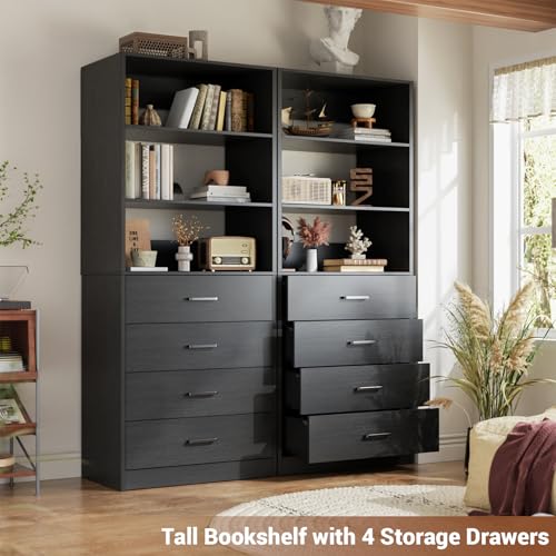 Closet Drawers System, 21.3" Wood Closet Organizer with 4 Drawers - view 4