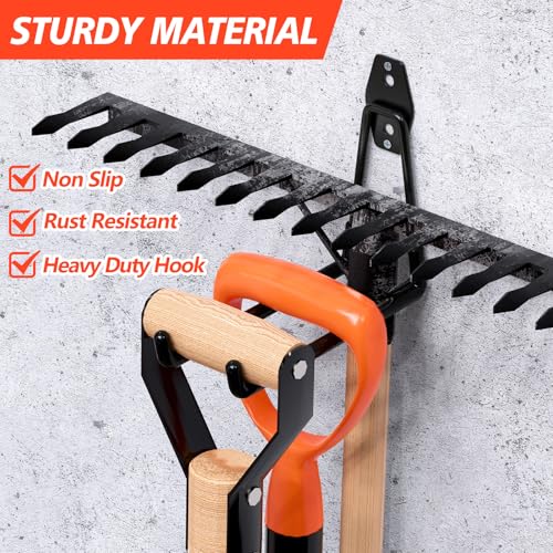 40-Pack Garage Hooks for Storage & Hanging Items, Save Space - view 4