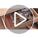 15 PCS Extendable Drawer Organizer Set Clear Stackable Vanity Storage Bins - view 7