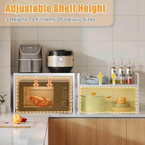 150 LBS Expandable Storage Shelves, Adjustable Metal Shelving Unit Rack - view 4