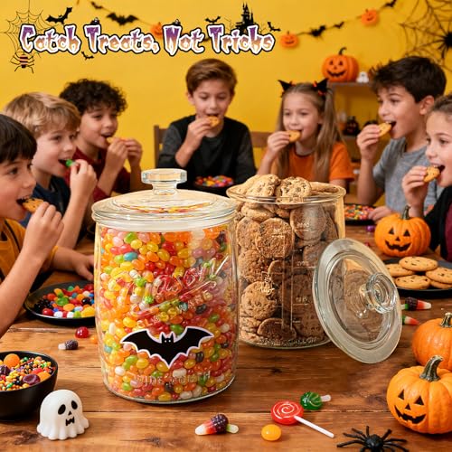 1 Gallon Glass Cookie Jar, Airtight Lid & Wide Mouth Mason Jar - view 3