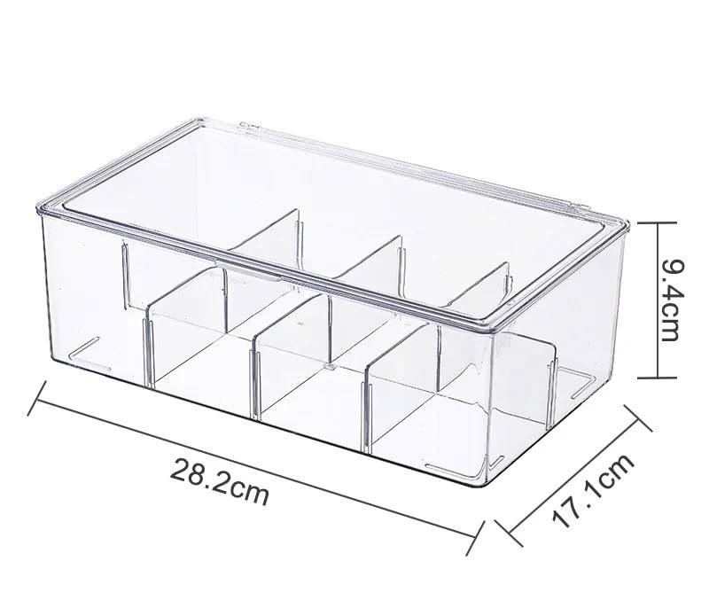 Clear Organizers,Stackable Storage Containers for Office Supplies,Desk Organization and Storage for Jewelry,Art Crafts - view 4