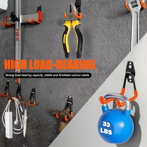 Heavy Duty Garage Storage Hooks 2 Pack Garage Tool Organizer Wall Mount - view 4