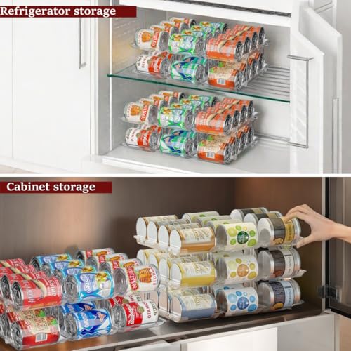 Can Organizer for Pantry, 3 Tier Rolling Can Storage Organizer Pantry - view 5