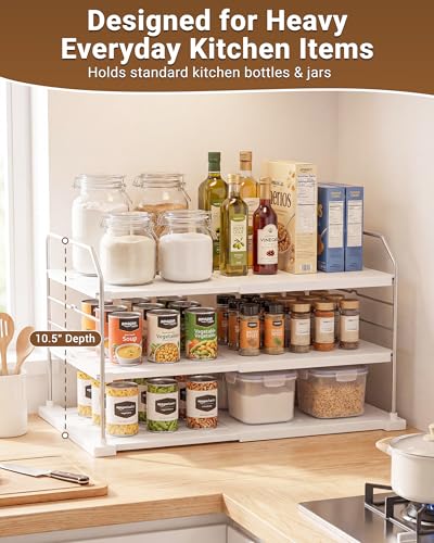 3-Tier Cabinet Organizer, Expandable Shelf for Foil & Wrap Boxes - view 5