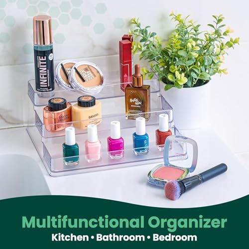 Clear Acrylic 3-Tier Spice Rack, Cabinet Pantry Organizer - view 5