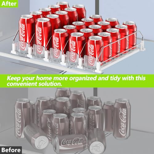 Drink Organizer for Fridge,Holds up to 25 Cans - view 6