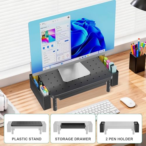 Computer Monitor Stand with Storage and Pen Holder - view 7