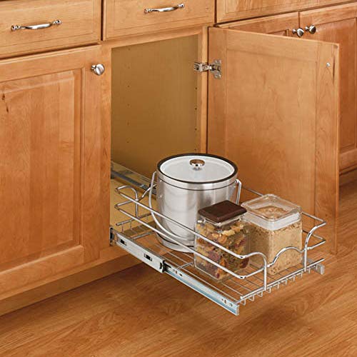 5WB1-1520-CR Base Cabinet Pull Out Chrome Basket - view 4