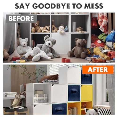 Storage Bins, Foldable Fabric Storage Cubes And Cloth Storage - view 5