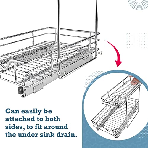 Under Sink Organizers and Storage, 11" W x 18" D x 15" H - view 5