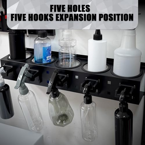 Spray Bottle Holder Rack Spray Can Organizer Storage Wall Mount - view 5