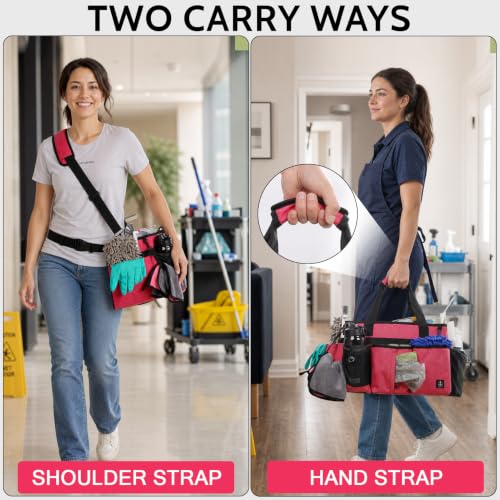 Large Cleaning Caddy Bag Built-in hard plastic sheet Aluminum foil lining - view 5