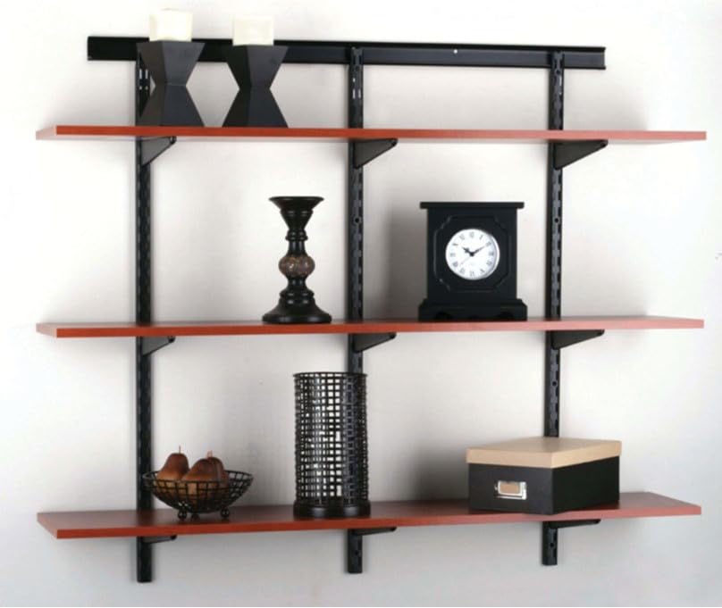 John Sterling Dual Trak Adjustable Wood Shelf Bracket, 7-Inch, Bronze, 0122-7BRZ - view 4
