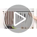 2 Pcs Small Tension Rod 12-20 inch Spring Rod, Tension Rod Spring Tension Rod, Small Tension Curtain Rod, Short Thin Tension Rods, Mini Tension Rods for Closet, Cabinets, Cupboard, Drawers, White - view 7