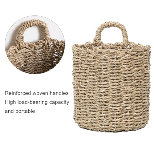 Seagrass Hanging Wall Basket For Front Door - view 6