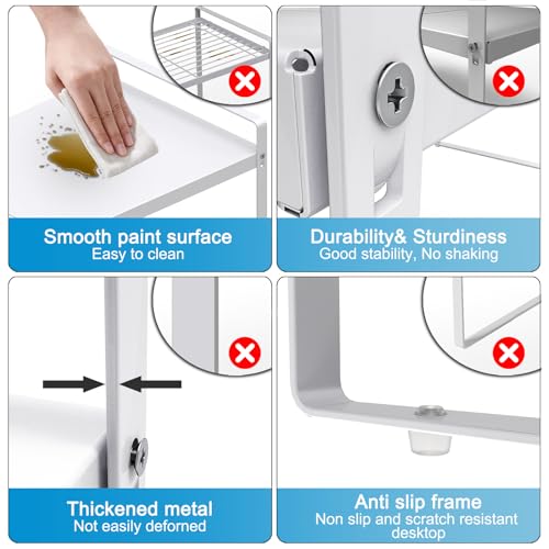 Expandable Shelf for Cabinet, 11" Deep Kitchen Cabinet Organizer, 1 Pack - view 7