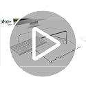 2 Tier 5.7 Inch High Acrylic Laptop Monitor Stand & Computer Riser with Cat Keyboard Protector, Space-Saving Design, Extra Storage, Clear Shelf - Ideal for Monitors, Laptops, Printers, Desktop - view 7