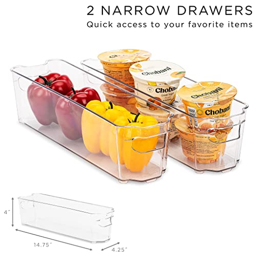 Fridge Organizers and Storage Bins for Pantry & Fridge (6 Piece Set) - view 6