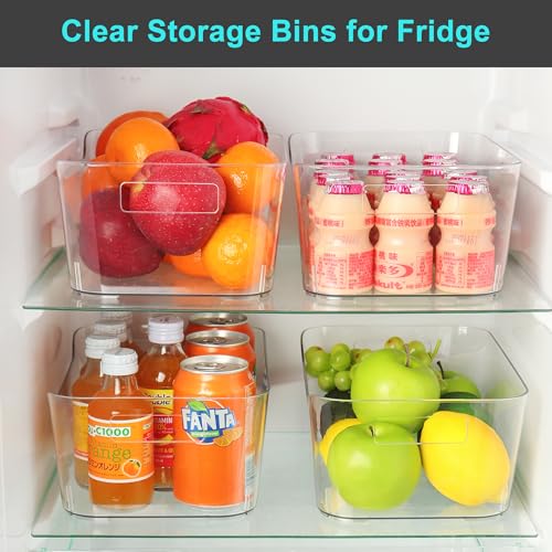 Pantry Organizers Storage, Clear Storage Organizer Bins 12 PACK - view 3