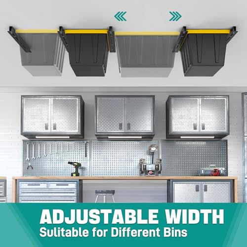 Ceiling Storage Rack, Heavy Duty Overhead Garage Storage Rack - view 5