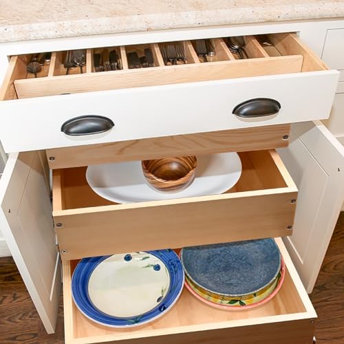 Pull Out Cabinet Organizer 14''W×21''D×19''H Slide Out Drawer - view 2