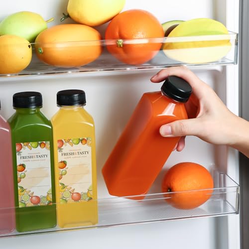 45 PACK 16 OZ Reusable Juice Bottles with Caps, Accessories - view 6