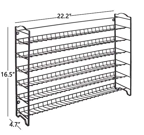 Spice Rack Organizer with 72 Spice Jars 4 oz, 396 Spice Labels - view 3