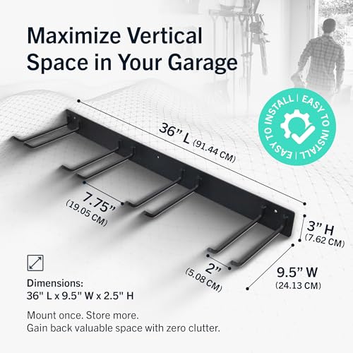 Garage Tool Organizer, 36 in, Holds 250 lb - view 2