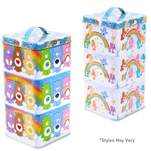 Stack Store And Carry Stackable Tin Box Set - Bundle of 3 Stackable Food Storage Containers and Stickers | Canisters for Food Storage - view 3