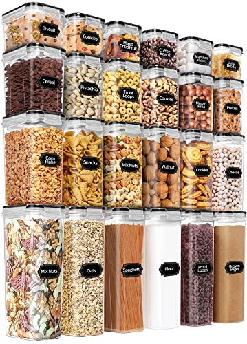 Airtight Food Storage Containers Set with Lids - 24 PCS, BPA Free