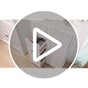 Small Coffee Bar Cabinet with 4 Drawers and Door, White - view 7