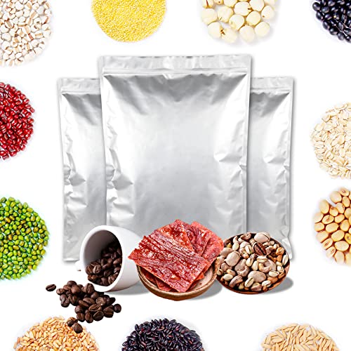 10PCS 5 Gallon Mylar Bags with 2500CC Oxygen Absorbers and Labels, Zipper Resealable Pouches Heat Sealable Bags for Long Term Food Storage - view 6