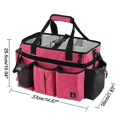 Large Cleaning Caddy Bag Built-in hard plastic sheet Aluminum foil lining - view 4
