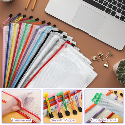 8 Size Mesh Zipper Storage Bags, 36 Pack Bulk Organization Pouches - view 3
