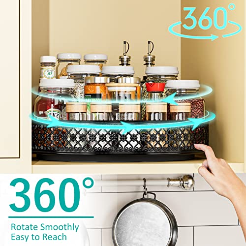 13 inch Lazy Susan Turntable - Metal Spice Organizer for Cabinet Table Top - view 2