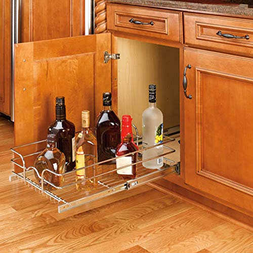 5WB1-1520-CR Base Cabinet Pull Out Chrome Basket - view 3
