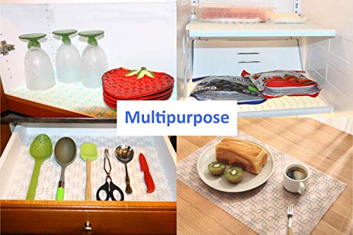 Premium Fridge Liner, BPA Free, Food Safe - Wider Roll Cut to Fit, Non Adhesive, Washable, Easy to Clean & Durable EVA Shelf Mats - FridgeFresh-Liner - view 6