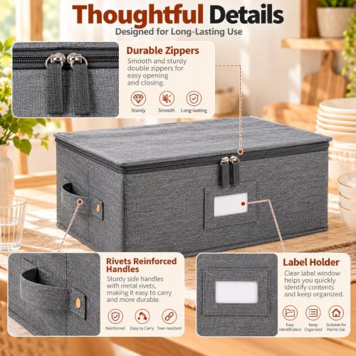 Platter Storage, China Storage Containers Hard Shell 17" x 13" x 6" - view 2