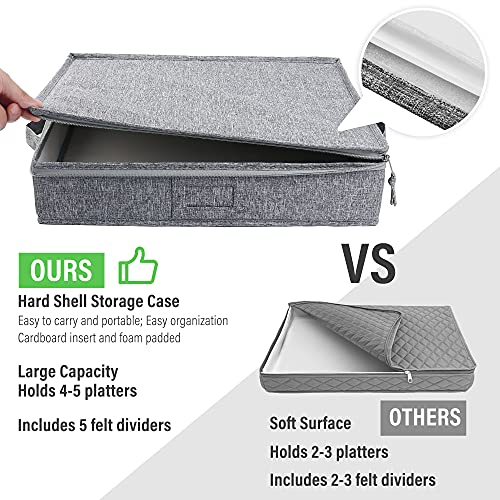 China Storage Containers - Quilted 6-Piece Set and Hard Shell Platter Storage Case Bundle - view 3
