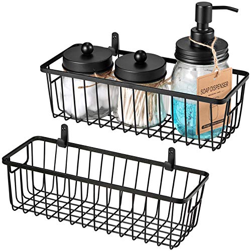Metal Wire Basket, Small Storage Baskets for Bathroom Kitchen