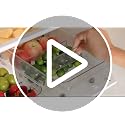 Fridge Organizer and Storage Drawer Roll Out Refrigerator Bins,2 Pack - view 7