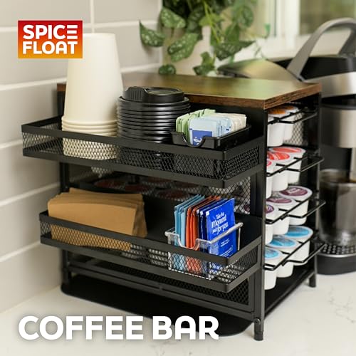 Spice Float Magnetic Spice Racks, Set of 4, Black - view 7