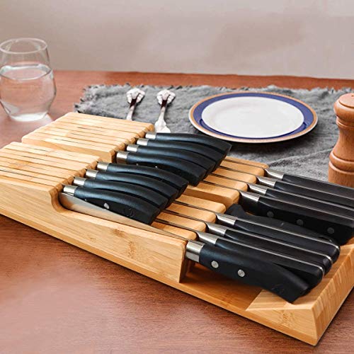 Bamboo In-Drawer Knife Block Set for 16 Knives(Not Included) - view 6