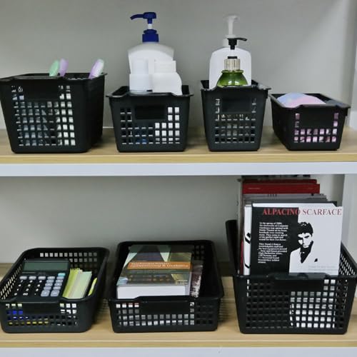 6-Pack Rectangular Plastic Desk Organizer, Multi-use Storage Basket - view 7